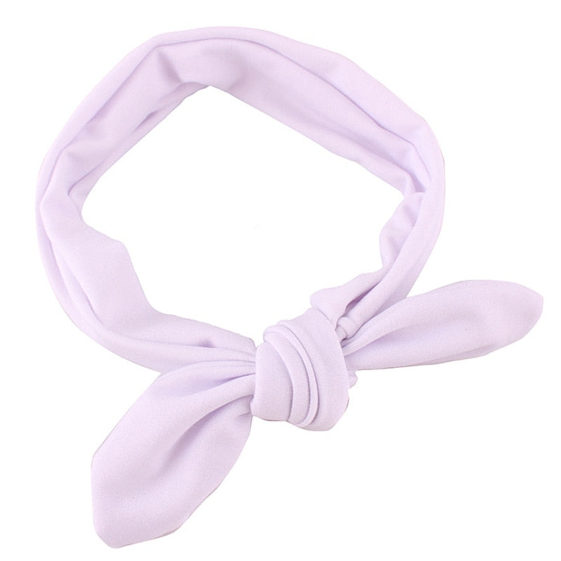 8Pc Kids Headband Bow For Girl Rabbit Ear Hairband Turban Knot Kids Turbans Accessoire Faixa Cabelo Para Bebe Headband Baby Girl